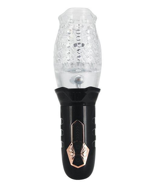 image of product,Male Rose Cyclone Spinning Masturbator - Black - SEXYEONE