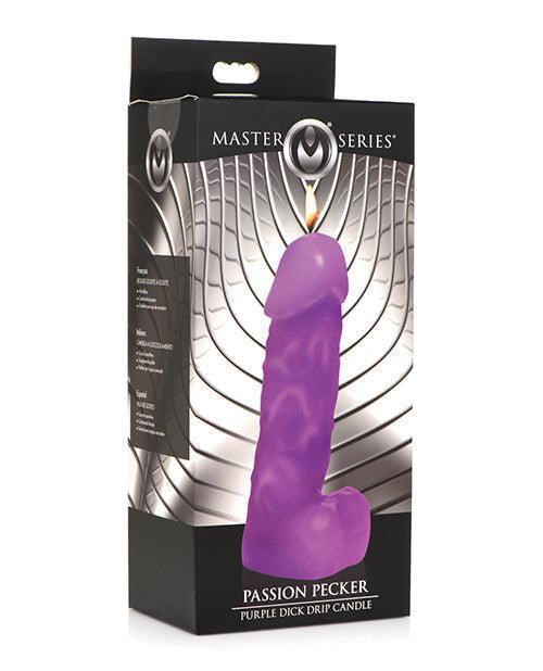 product image, Master Series Passion Pecker Dick Drip Candle - Purple - SEXYEONE