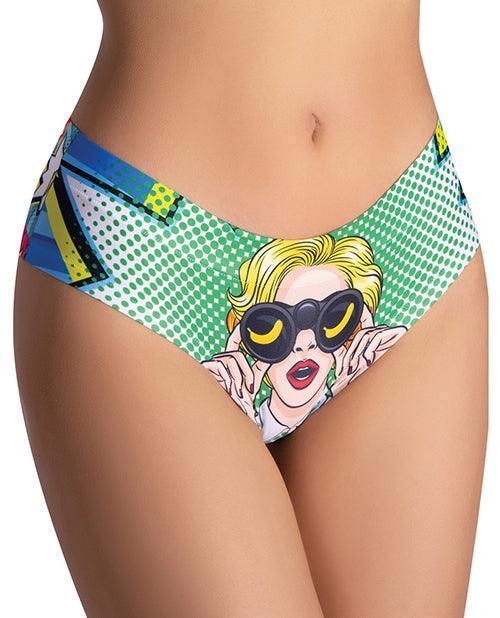 product image, Mememe Comics Curious Girl Printed Slip - SEXYEONE