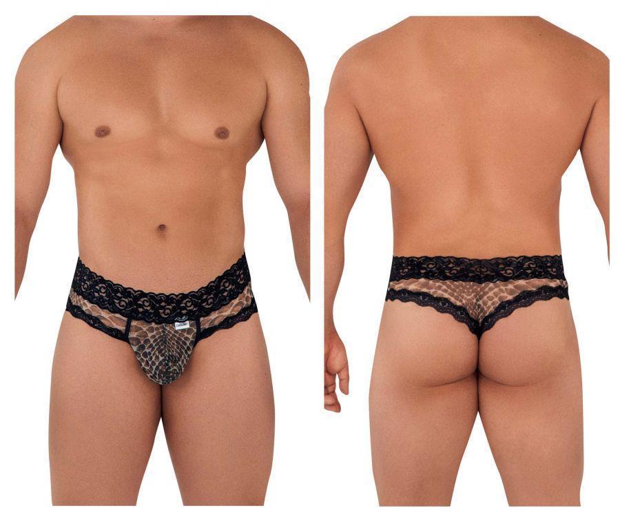 image of product,Mesh-Lace Thongs - SEXYEONE