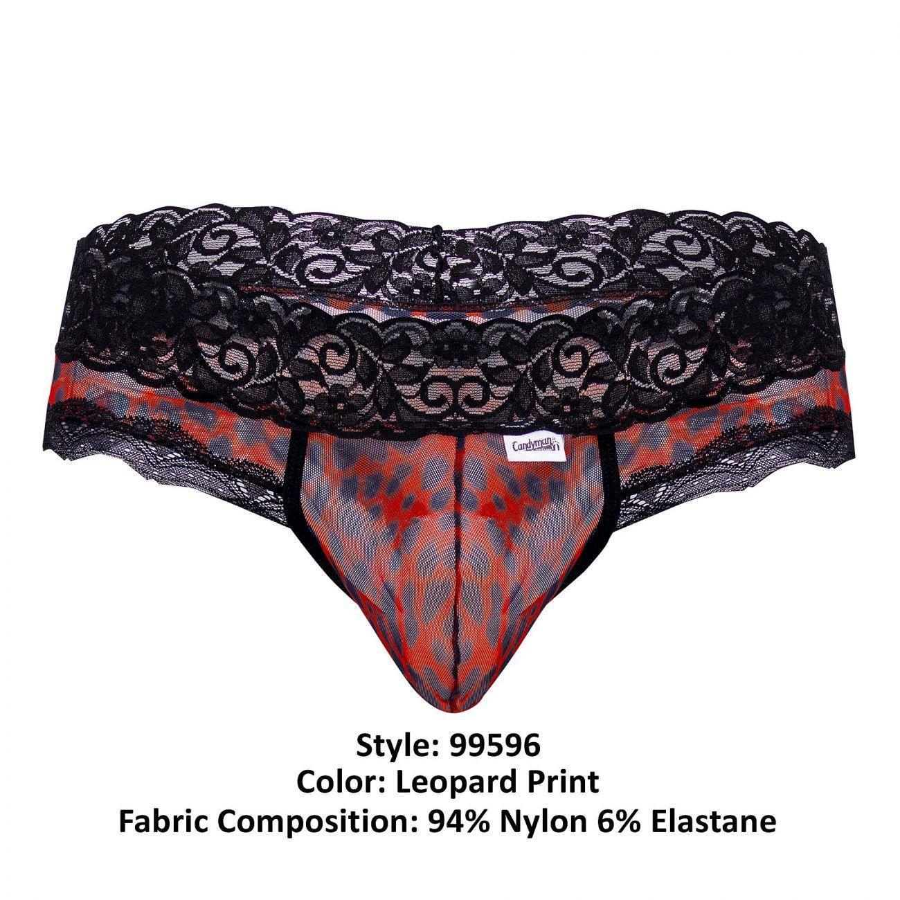 image of product,Mesh-Lace Thongs - SEXYEONE