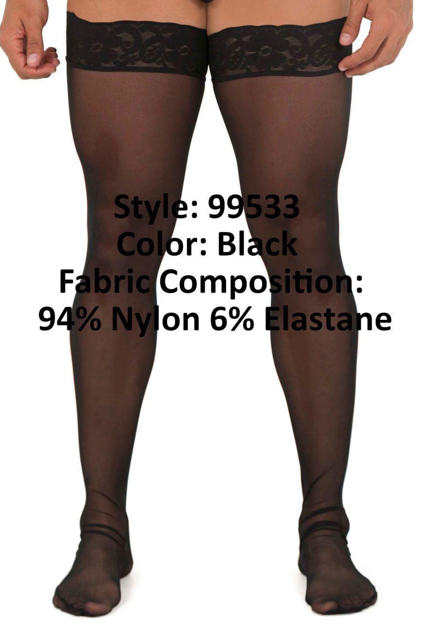 image of product,Mesh Thigh Highs - SEXYEONE
