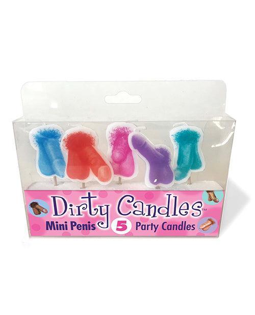 product image, Mini Penis Dirty Candle Set - Set Of 5 - SEXYEONE