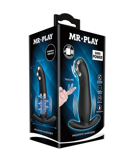 Mr. Play Rolling Bead Prostate Massager - Black - SEXYEONE
