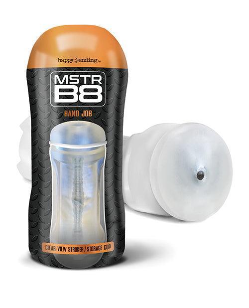 image of product,Mstr B8 Clear View Stroker - Clear - SEXYEONE