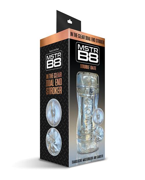 product image, MSTR B8 Double Date In the Clear Dual End Stroker - SEXYEONE