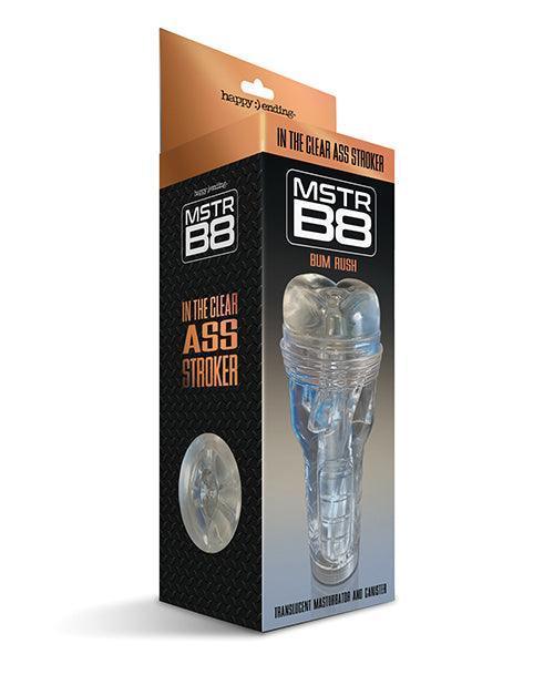 product image, Mstr B8 In The Clear Anal Stroker - Clear - SEXYEONE