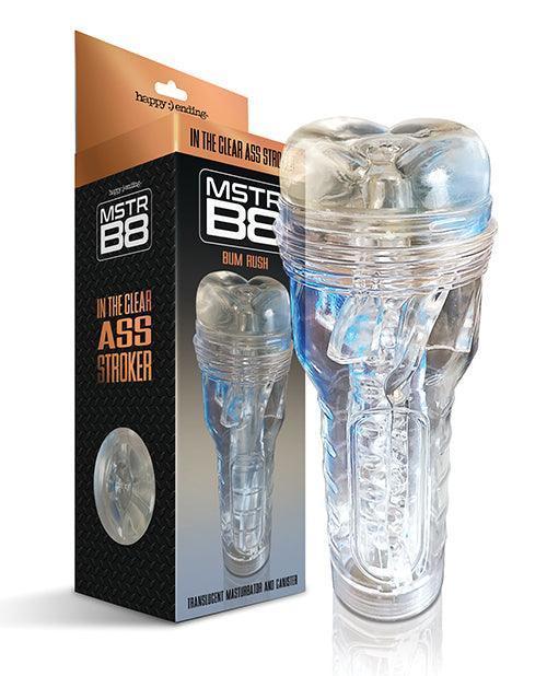 image of product,Mstr B8 In The Clear Anal Stroker - Clear - SEXYEONE