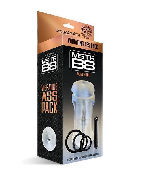 product image, Mstr B8 Vibrating Ass Pack - Kit Of 5 Clear - SEXYEONE