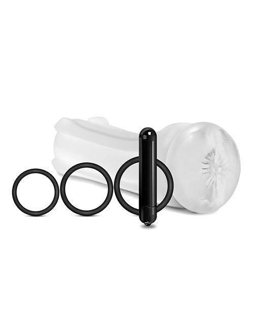 image of product,Mstr B8 Vibrating Ass Pack - Kit Of 5 Clear - SEXYEONE