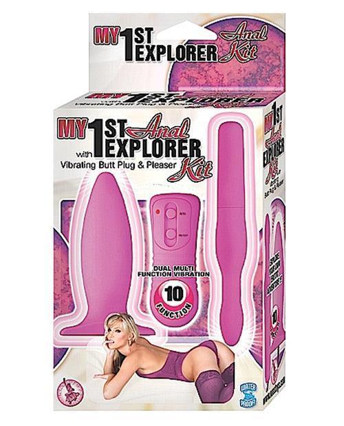 image of product,My 1st Anal Explorer Kit Vibrating Butt Plug And Please - SEXYEONE