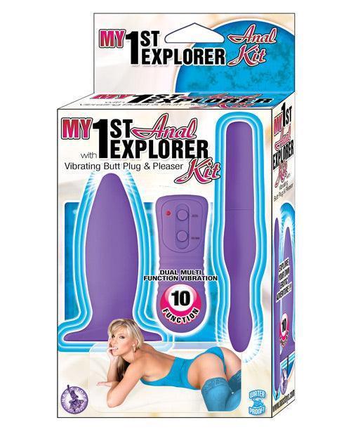 image of product,My 1st Anal Explorer Kit Vibrating Butt Plug And Please - SEXYEONE