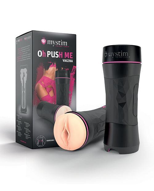 product image, Mystim Oh-pushme Vagina - Black - SEXYEONE
