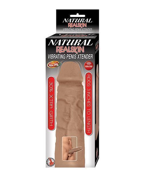 image of product,Natural Realskin Vibrating Penis Xtender - - SEXYEONE