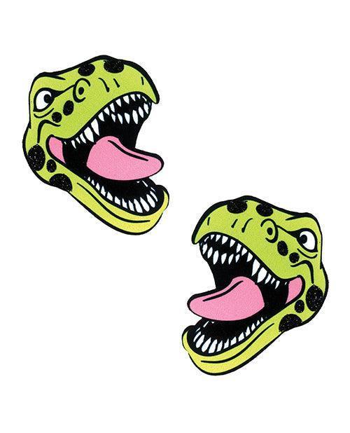 product image, Neva Nude Black Light Dinosaur Pasties - O/s - SEXYEONE
