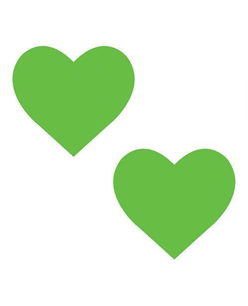 image of product,Neva Nude Temperature Reactive Heart Pasties - SEXYEONE