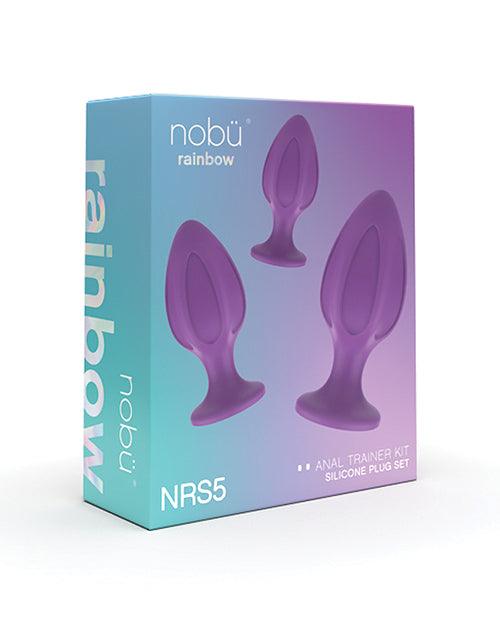 image of product,Nobu Rainbow Silicone Plug Set - SEXYEONE