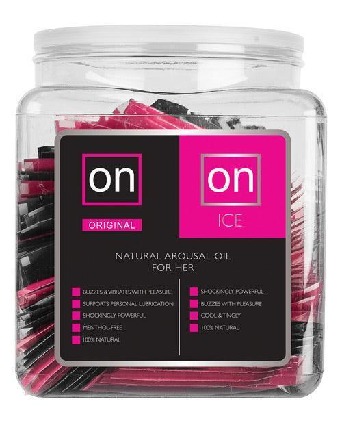 product image, On For Her Arousal Gel Single Use Ampule Tub - Original & Ice Tub Of 75 - SEXYEONE