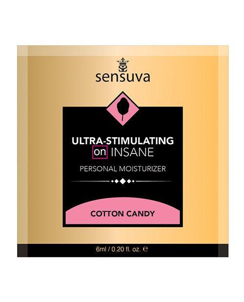 product image, On Insane Ultra Stimulating Personal Moisturizer Single Use Packet - 6 Ml Cotton Candy - SEXYEONE