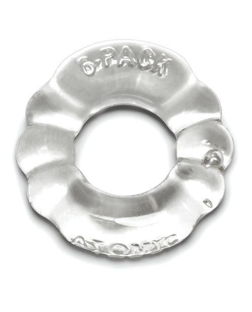 image of product,Oxballs Atomic Jock 6-pack Shaped Cockring - SEXYEONE
