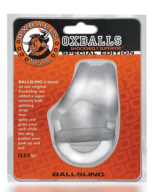 product image,Oxballs Ballsling Ball Split Sling - Clear Ice - {{ SEXYEONE }}