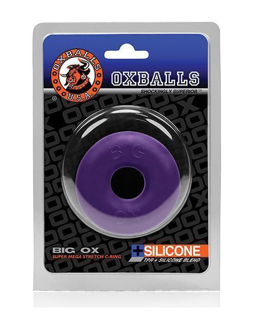 image of product,Oxballs Big Ox Cockring - Eggplant Ice - SEXYEONE