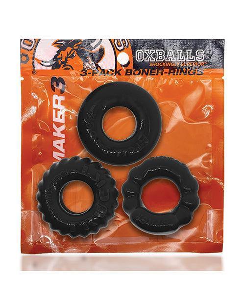 image of product,Oxballs Bonemaker 3 Pack Cockring Kit - - SEXYEONE