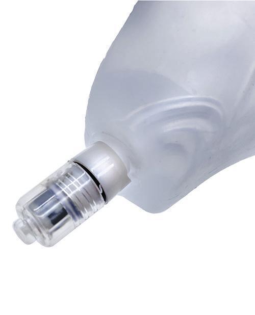 image of product,Oxballs Glowhole 2 Hollow Buttplug W-led Insert Large - Clear - SEXYEONE