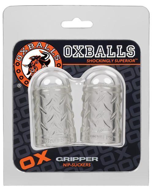 image of product,Oxballs Gripper Nipple Suckers - Clear - SEXYEONE