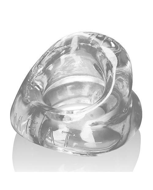 image of product,Oxballs Meat Padded Cock Ring - Clear - SEXYEONE