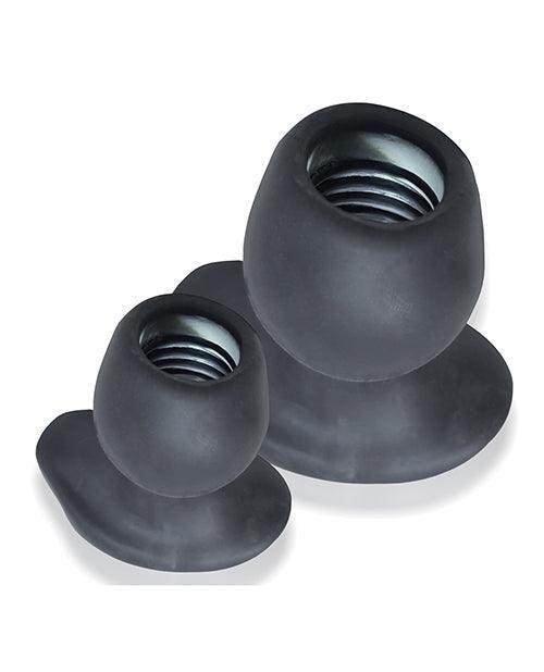 image of product,Oxballs Morphhole 1 Gaper Plug Small - Black Ice - SEXYEONE