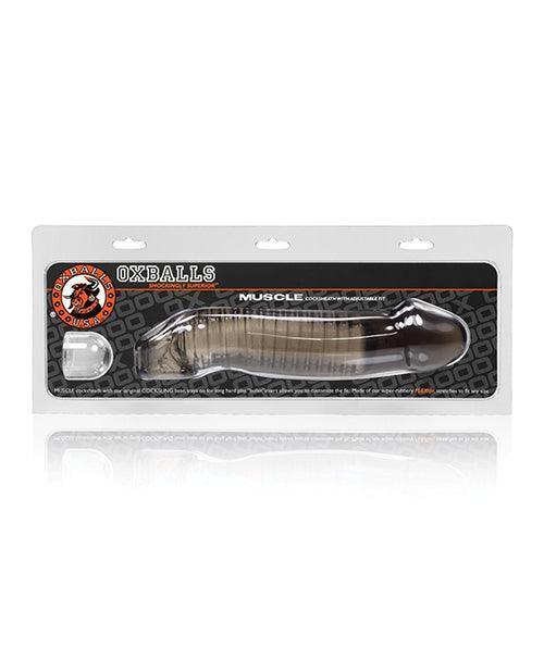 image of product,Oxballs Muscle Cocksheath - Smoke - SEXYEONE