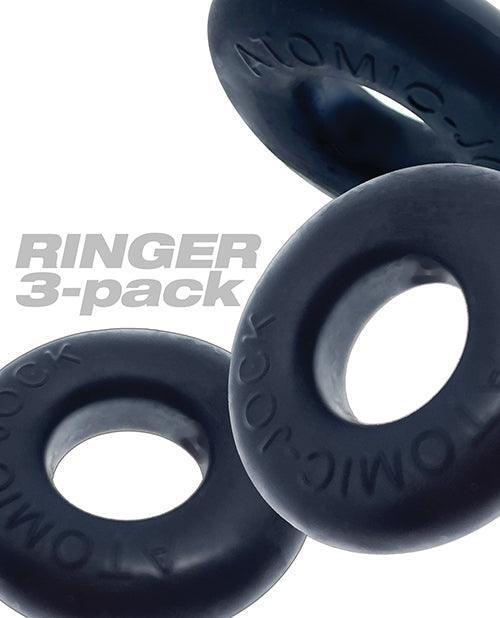 image of product,Oxballs Ringer Cockring Special Edition - Night Pack Of 3 - SEXYEONE