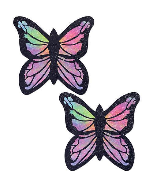 product image, Pastease Coverage Twinkle Velvet Butterfly - Rainbow O/s - SEXYEONE
