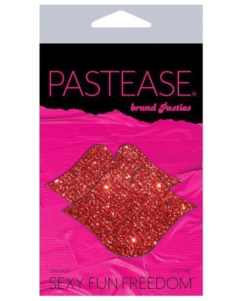 product image, Pastease Glitter Lips - Red O-s - SEXYEONE