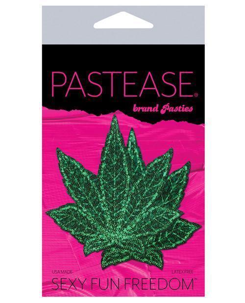 product image, Pastease Glitter Marijuana Leafs - Green O-s - SEXYEONE