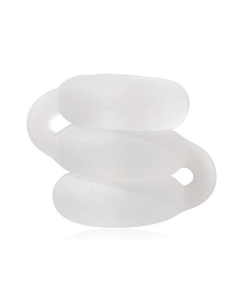 image of product,Perfect Fit Triple Donut Ring - Clear - SEXYEONE