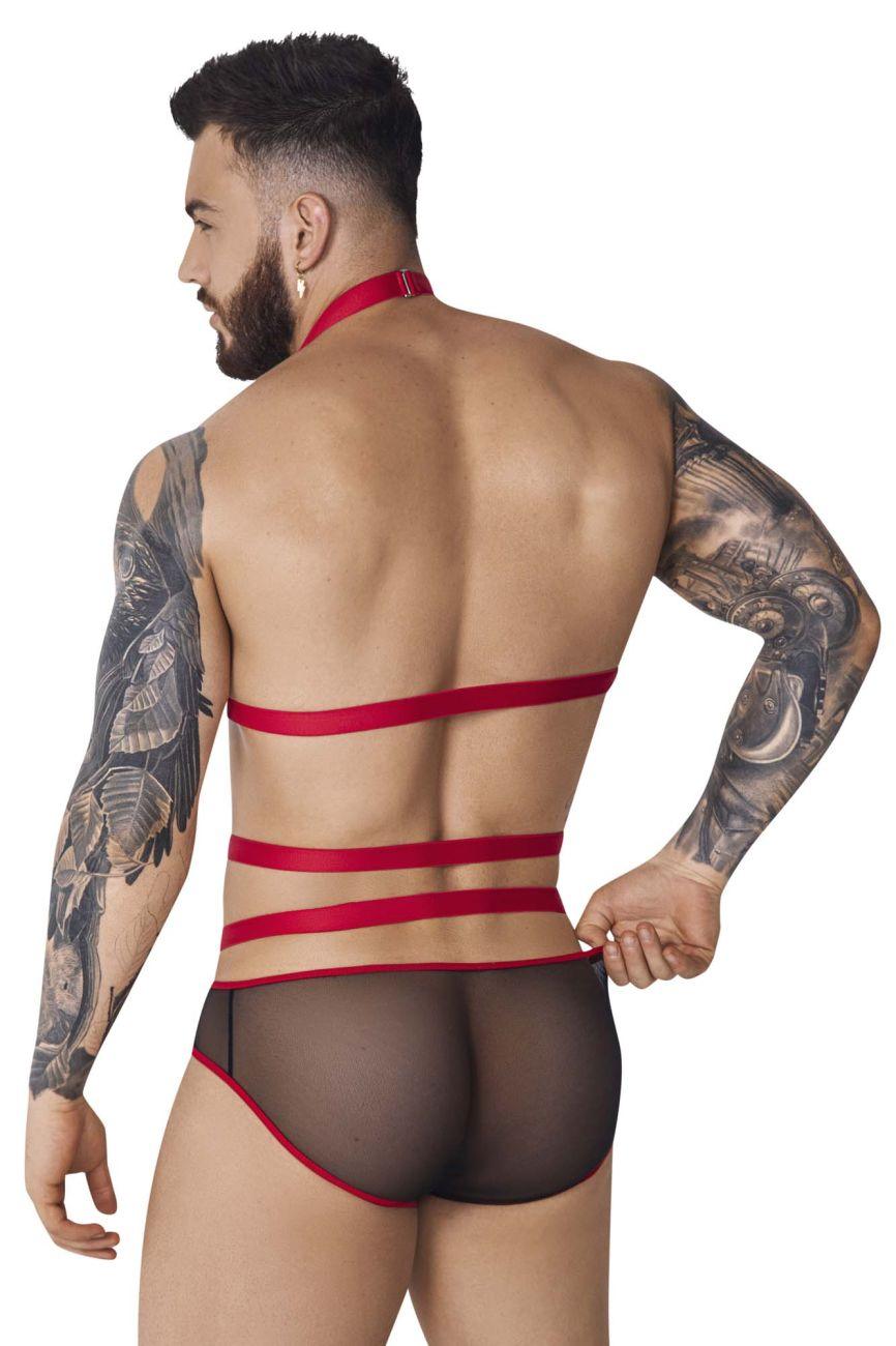 image of product,PIK 1084 Lips Harness Briefs - SEXYEONE