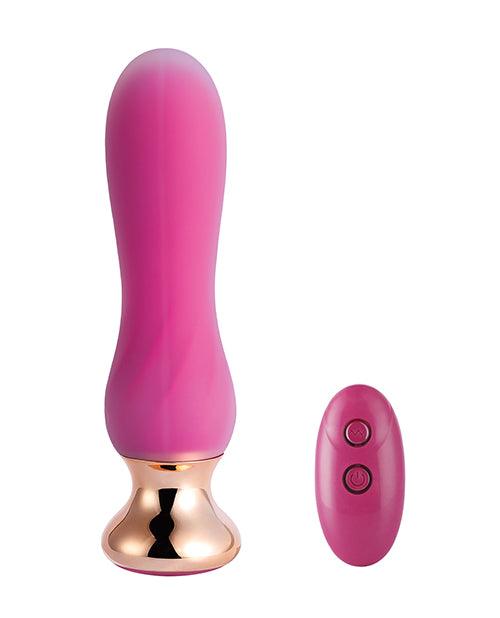 product image, Pink Holic Curved Remote Vibrating Anal Plug - SEXYEONE