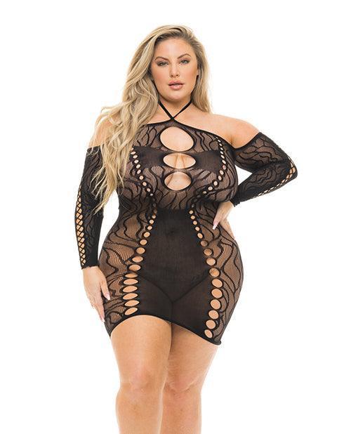 product image, Pink Lipstick Animal Inside Dress - SEXYEONE