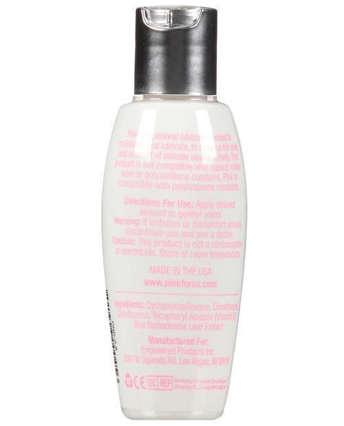 image of product,Pink Silicone Lube Flip Top Bottle - SEXYEONE