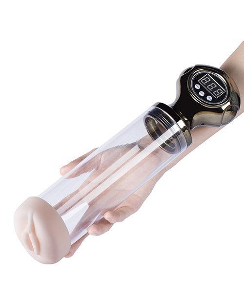 image of product,Pipe Male Masturbation Cup Penis Enlargement Pump - Clear - SEXYEONE