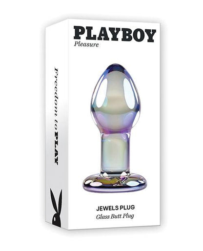 Play Boy Pleasure Jewels Butt Plug - Clear - SEXYEONE