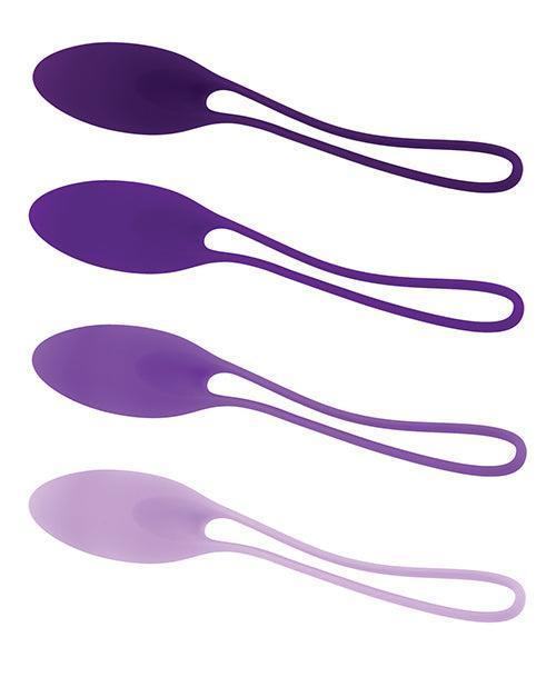 image of product,Playboy Pleasure Put In Work Kegel Set - Acai/ombre - SEXYEONE