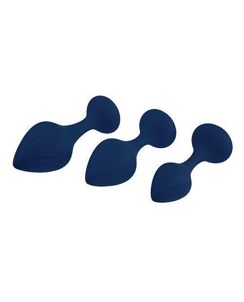 image of product,Playboy Pleasure Tail Trainer Anal Training Kit - Navy - SEXYEONE