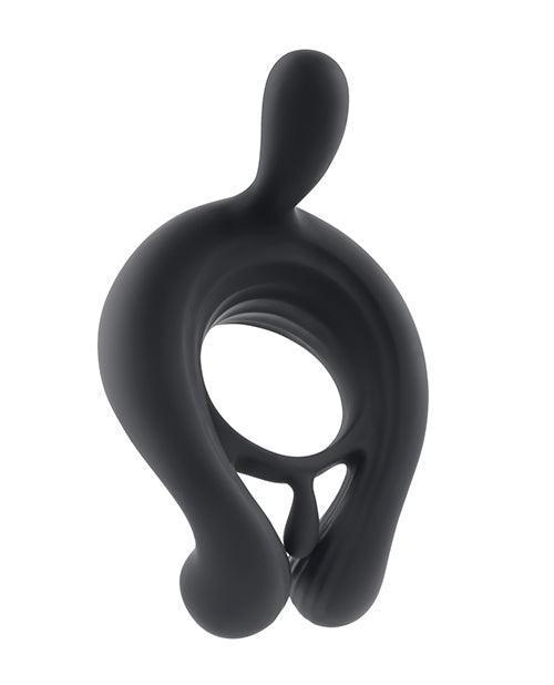 image of product,Playboy Pleasure Triple Play Cock Ring - 2 Am - SEXYEONE