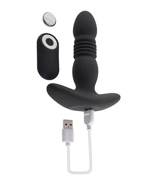 image of product,Playboy Pleasure Trust The Thrust Butt Plug - 2 Am - SEXYEONE