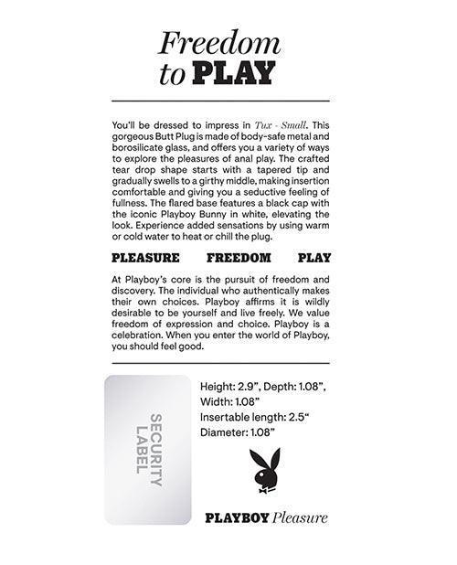 image of product,Playboy Pleasure Tux Butt Plug - SEXYEONE