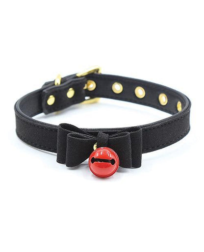 Plesur Cat Bell Bow Tie Collar - Black - SEXYEONE