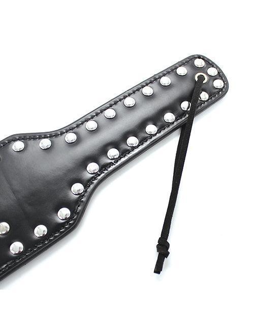 image of product,Plesur Cut-out Heart W-studs Paddle - Black - SEXYEONE